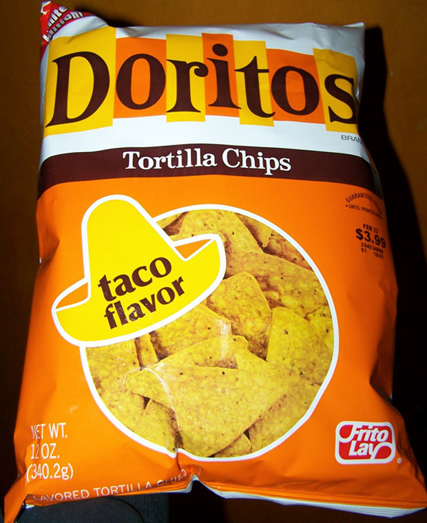 Doritos Taco Flavor Original Chip Back in Original Packaging Take