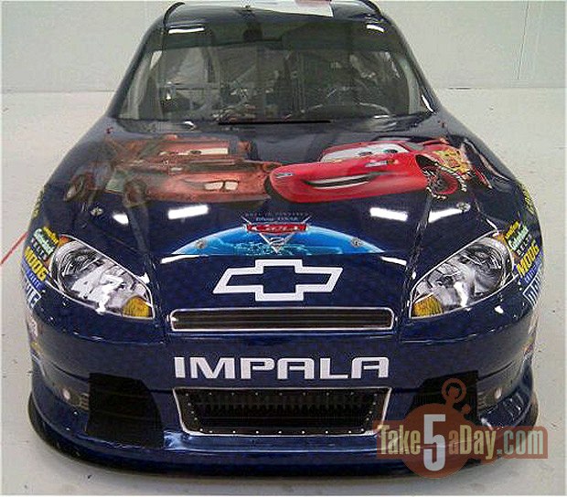 Take Five a Day » Blog Archive Disney Pixar CARS 2 Juan Pablo Montoya