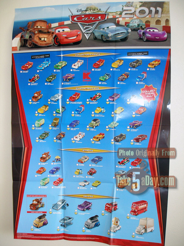 Mattel Disney Pixar CARS 2 Diecast Kmart Cars Day 6 Your Thoughts