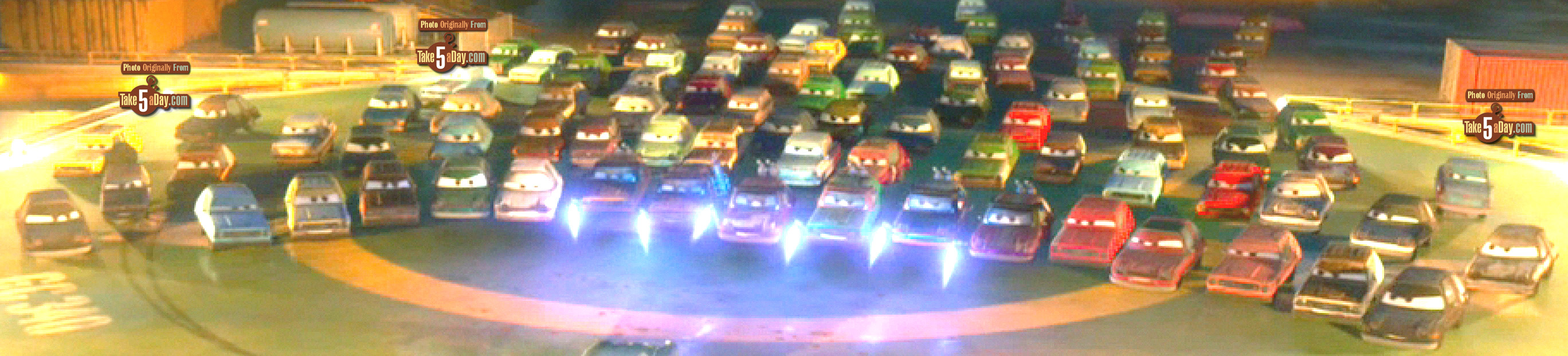 Disney Pixar CARS 2 The Lemon Henchman Gang Of Professor Z Take Five