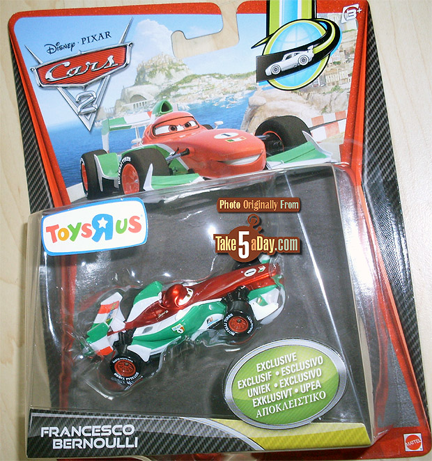 Mattel Disney Pixar CARS 2 Diecast Toys R Us Metallic CARS Europe