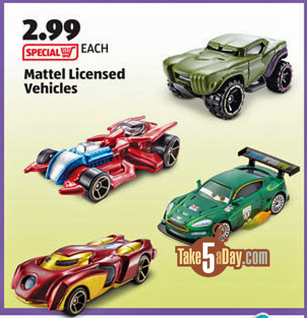 Take Five a Day » Blog Archive » Mattel Hot Wheels & Disney Pixar CARS