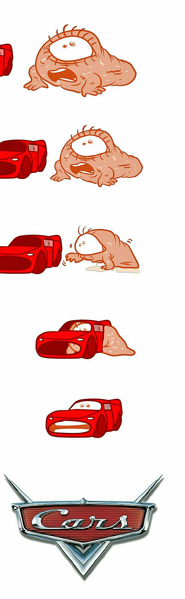 Disney Pixar CARS A Creepy Theory Take Five a Day