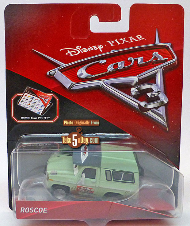 Take Five a Day » Blog Archive » Mattel Disney Pixar CARS 3 Roscoe Brings the Thunder