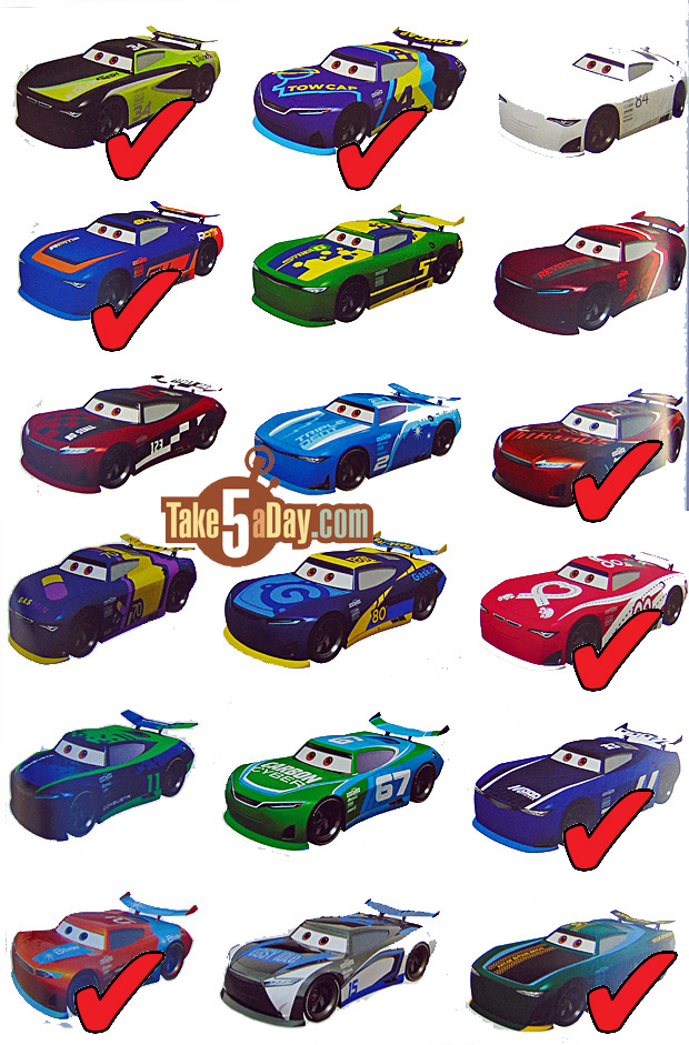 Mattel Disney Pixar CARS 3, Art of CARS 3, Take Five a Day