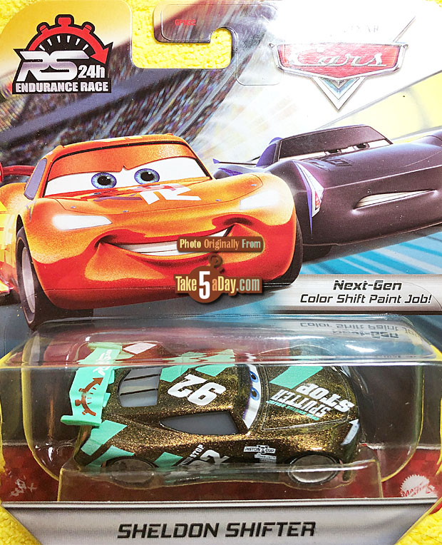 Take Five a Day » Blog Archive » Mattel Disney Pixar CARS 24 Hour Endurance Sheldon Shifter