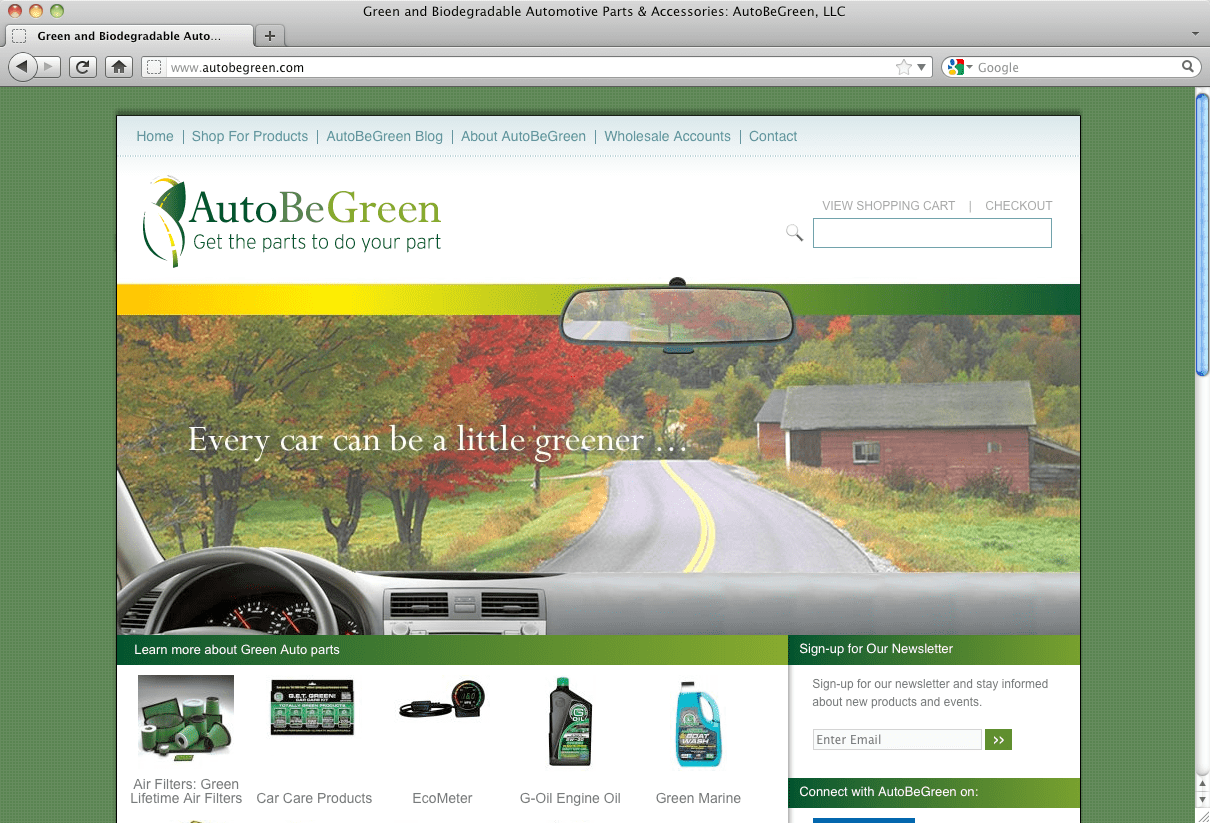 Green Auto Parts for an Enironmentally Friendly Car