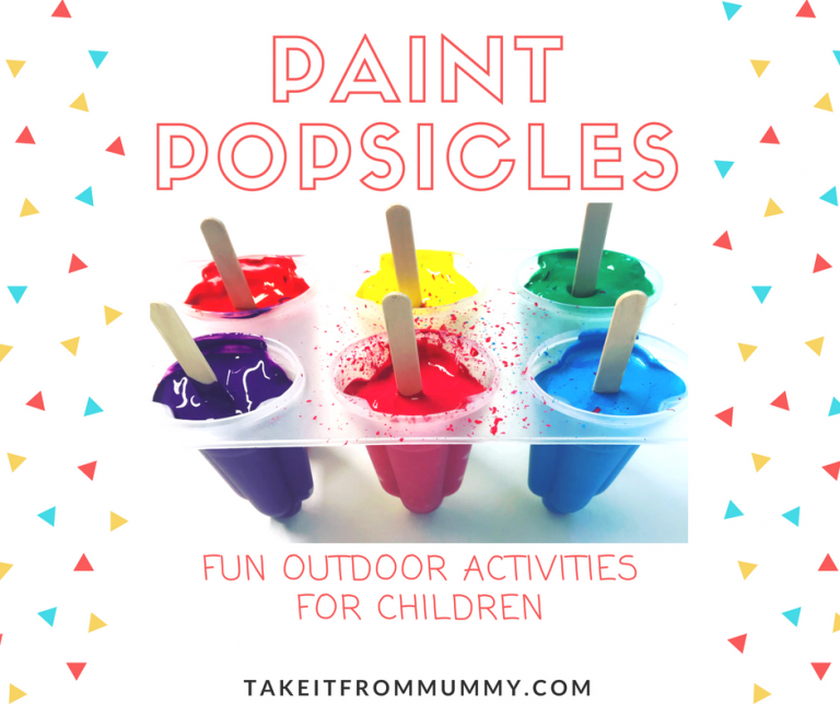 Paint Popsicles! Take it From Mummy