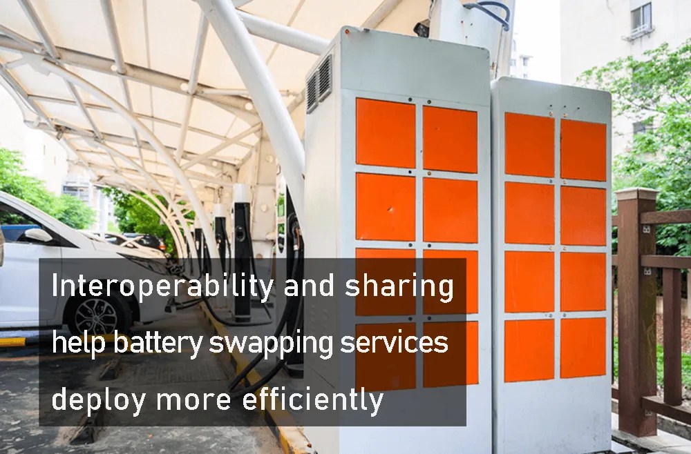 The battery swapping mode has been turned on as a way of replenishing