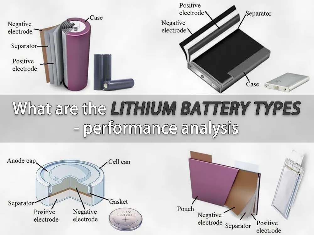 What are the lithium battery types performance analysis The Best
