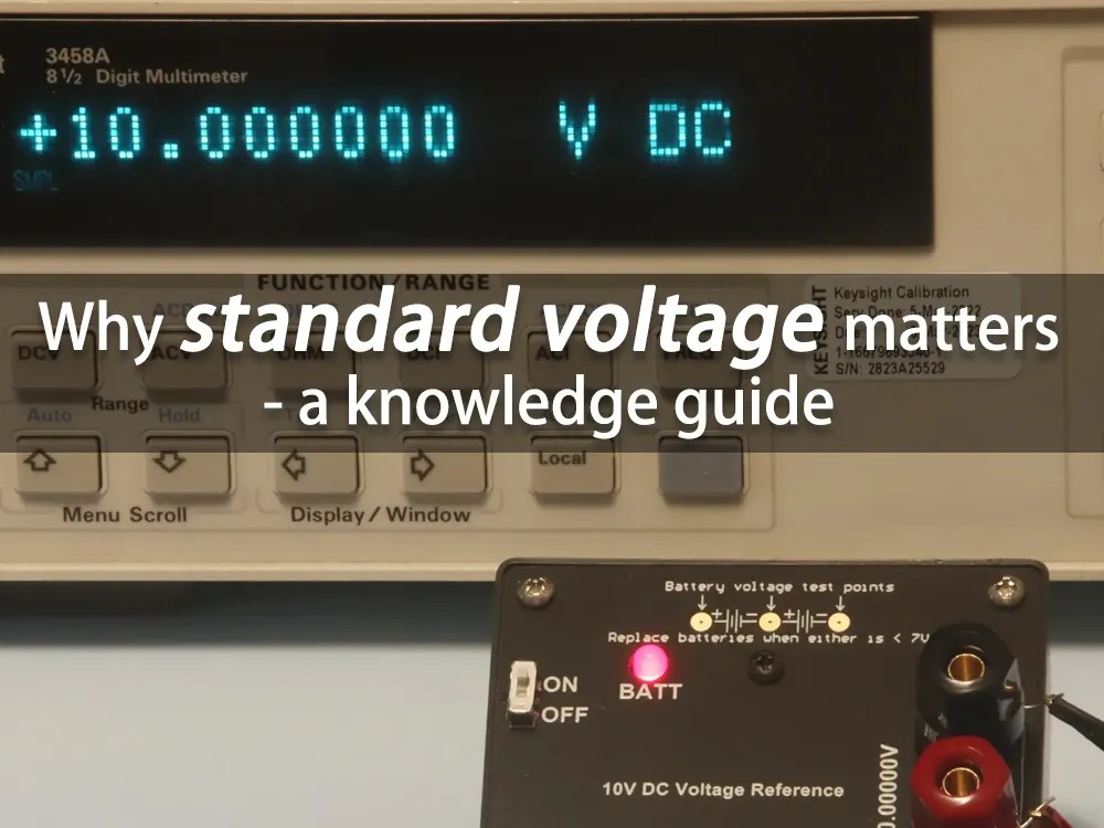 Why standard voltage matters a knowledge guide The Best lithium ion