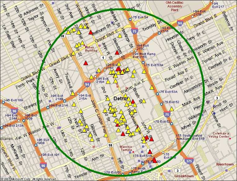 Grand Valley Housing Campus Map