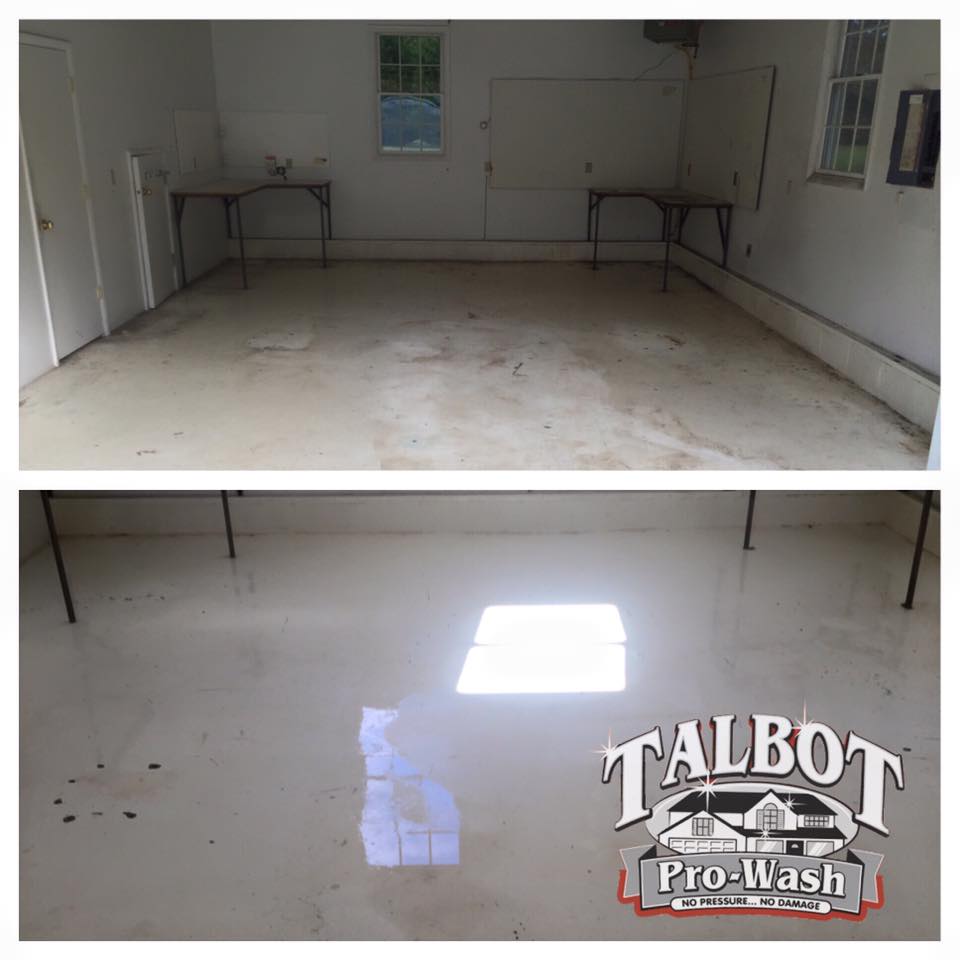 Concrete Cleaning Talbot ProWash Easton, MD and Surrounding