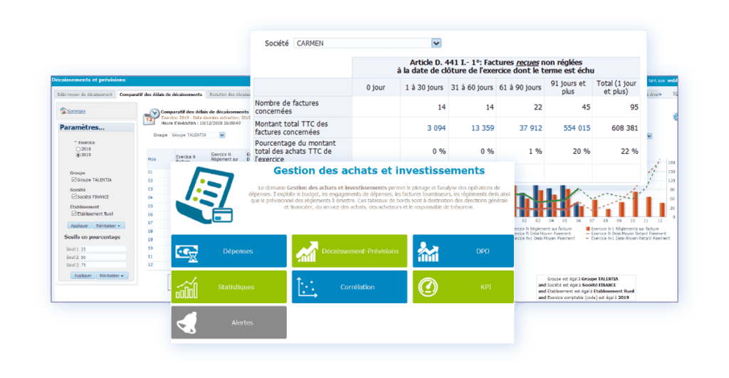 Finance Intelligence Software use your data for finance Talentia