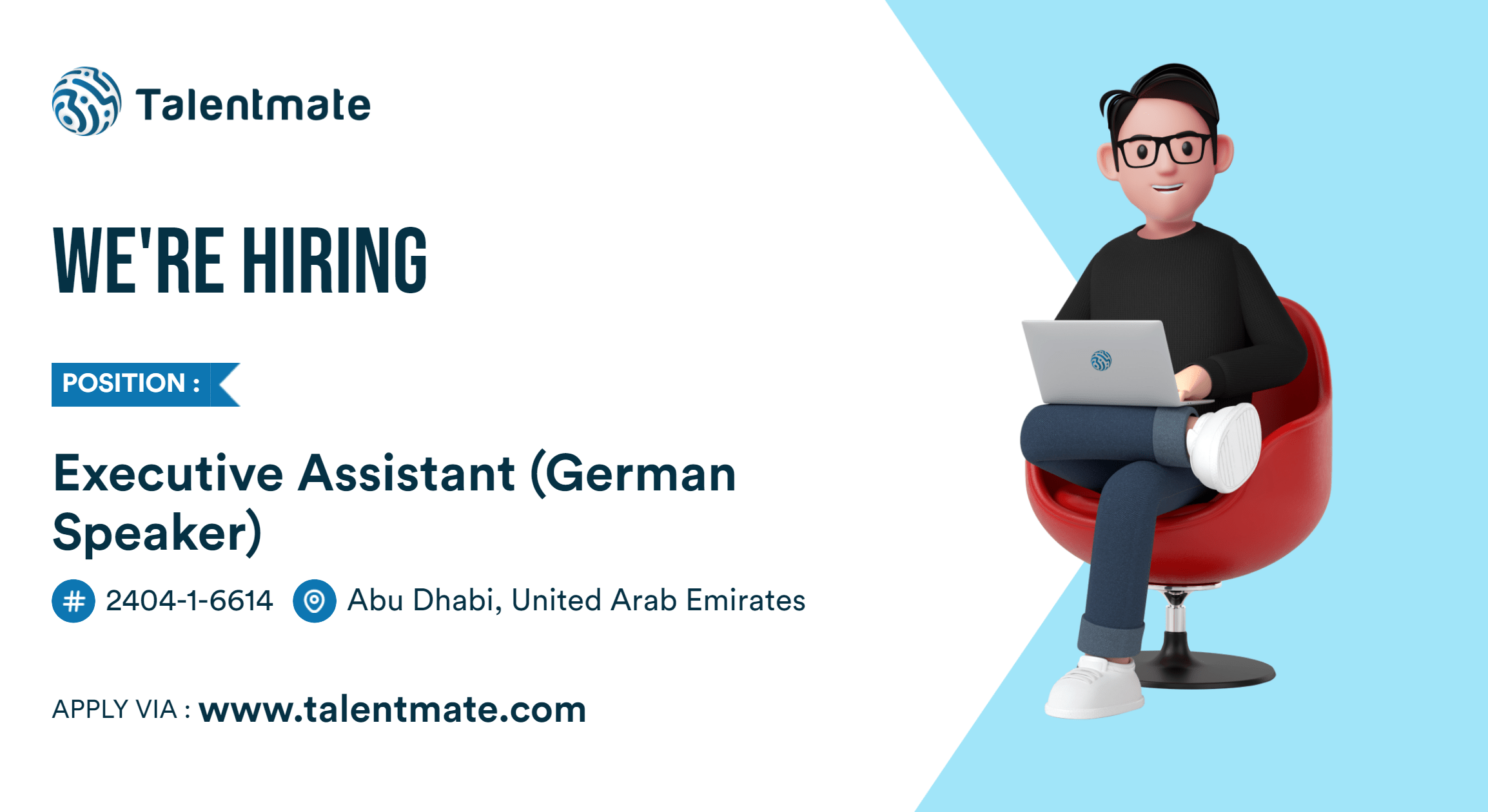 Executive Assistant (German Speaker) Jobs in Abu Dhabi, United Arab