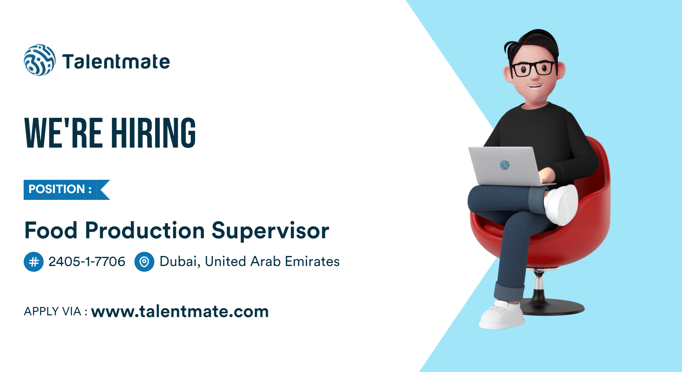 Food Production Supervisor Jobs in Dubai, United Arab Emirates