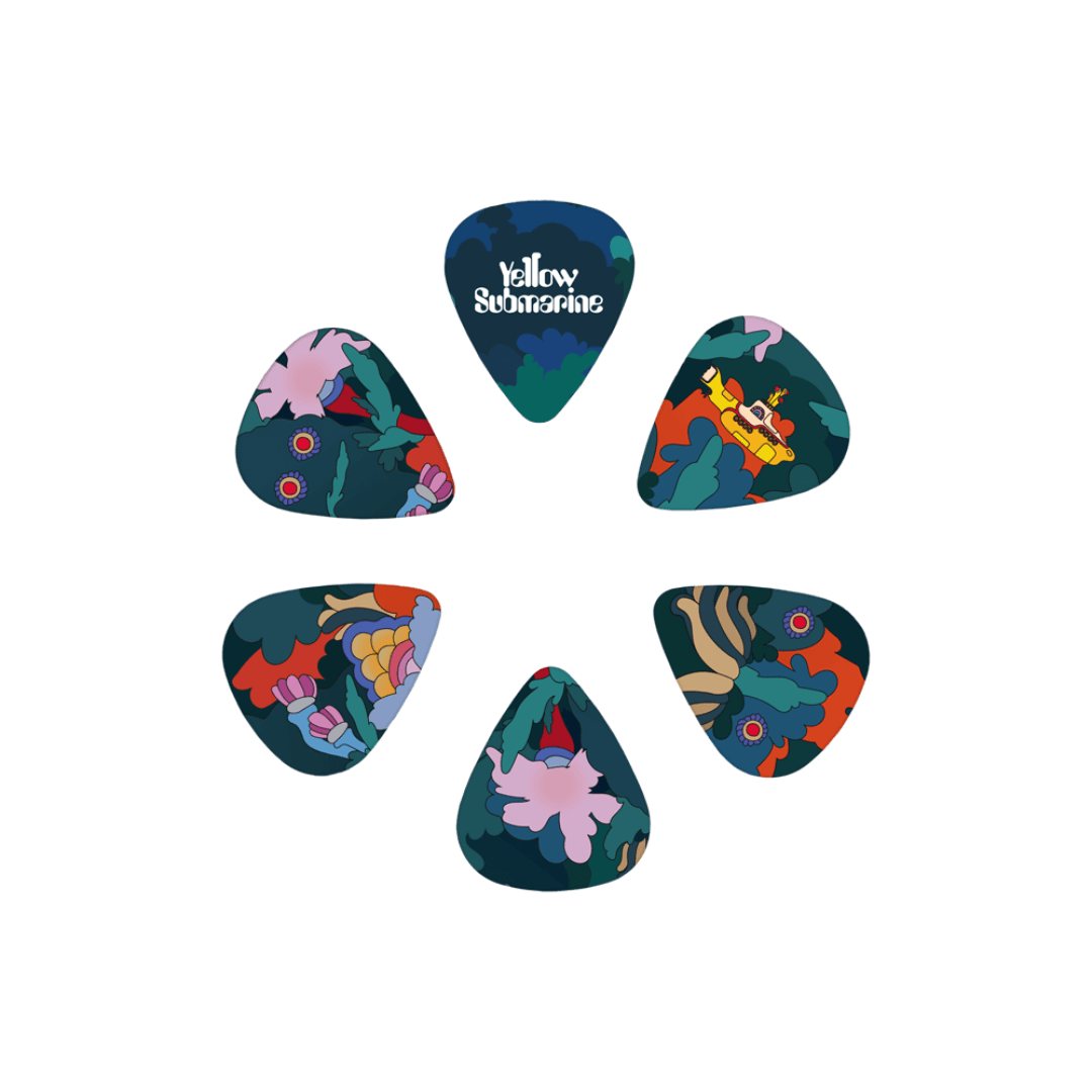 D'Addario Beatles Yellow Submarine 55th Anniversary Guitar Picks Under