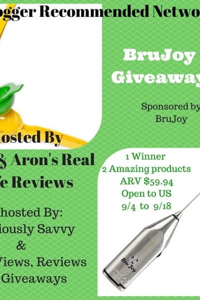 BruJoy Giveaway 9/18
