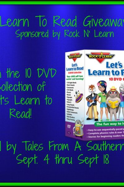 Learn to Read Giveaway! 09/18