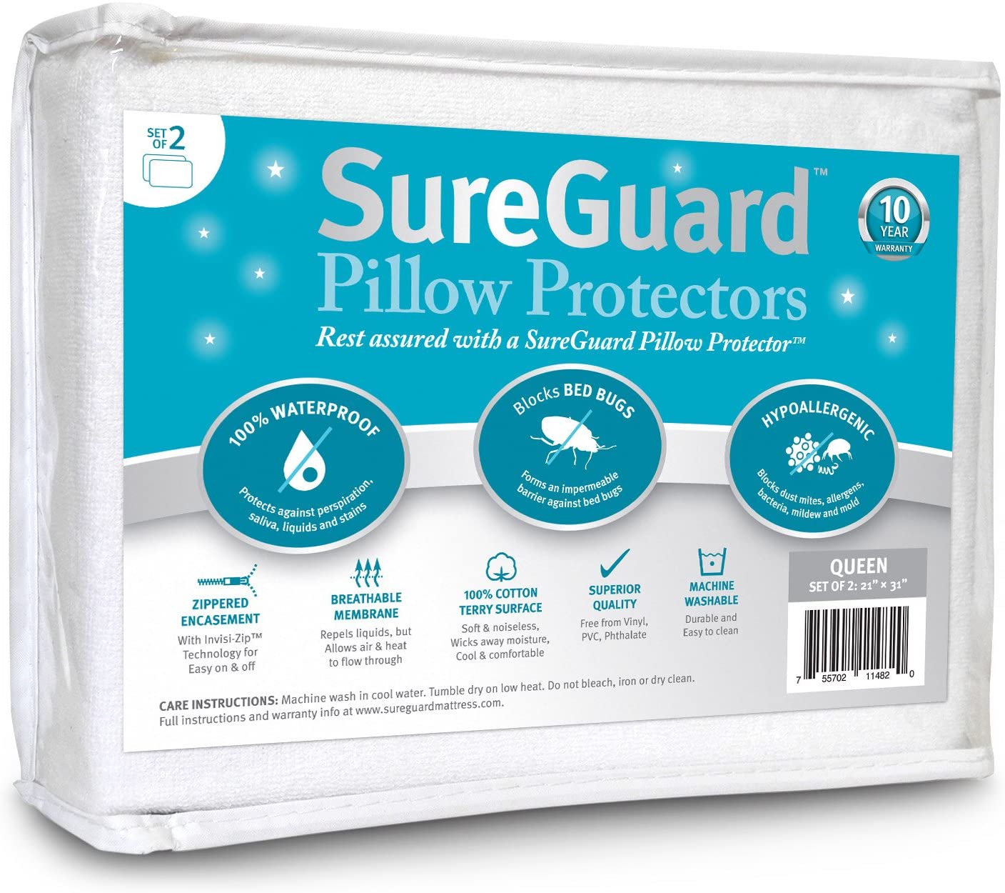 10 Best Pillow Protectors Reviewed in Detail (Winter 2024)