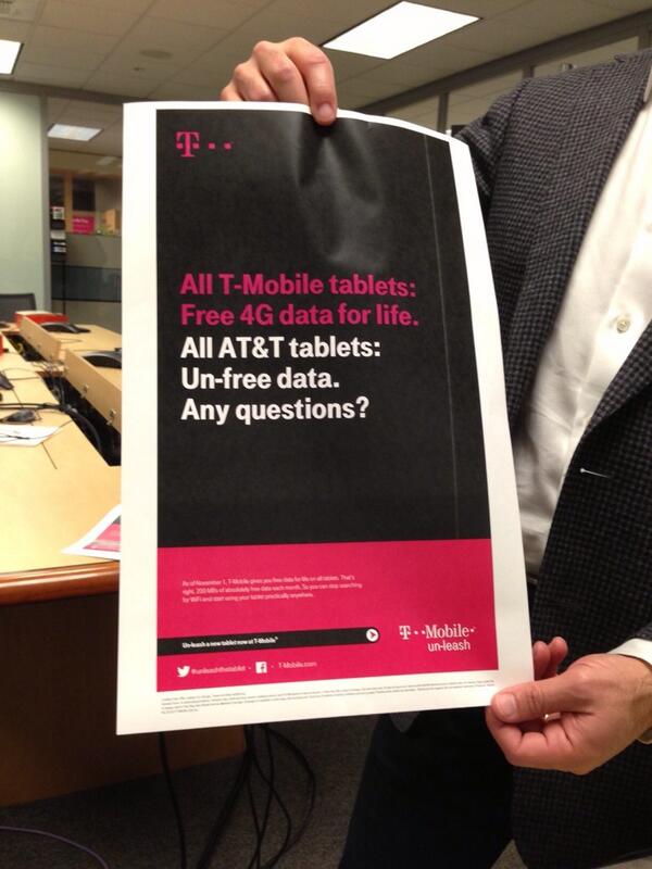 TMobile takes step back from free data plan for tablets bought with no