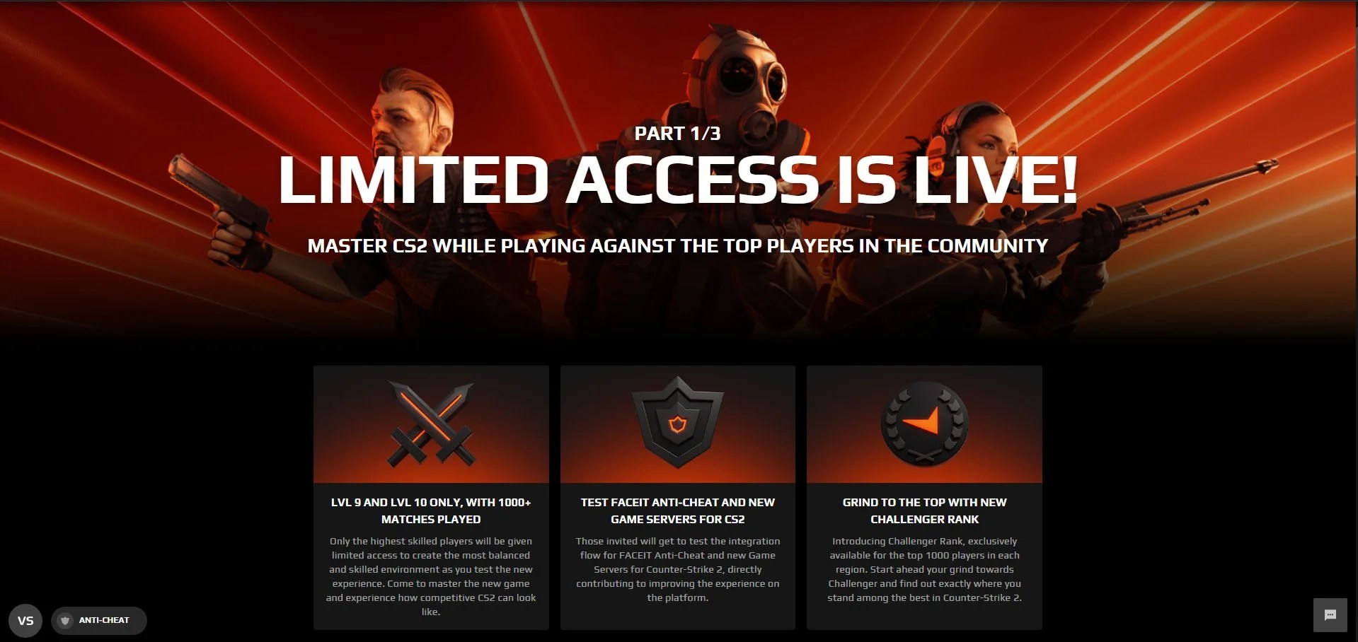 FACEIT Launches Limited Access to CS2 for Selected Players » TalkEsport