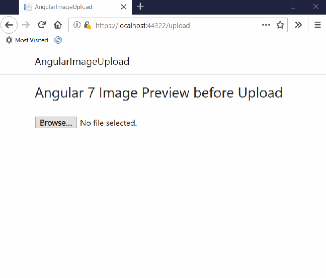 Show image preview before uploading using Angular 7