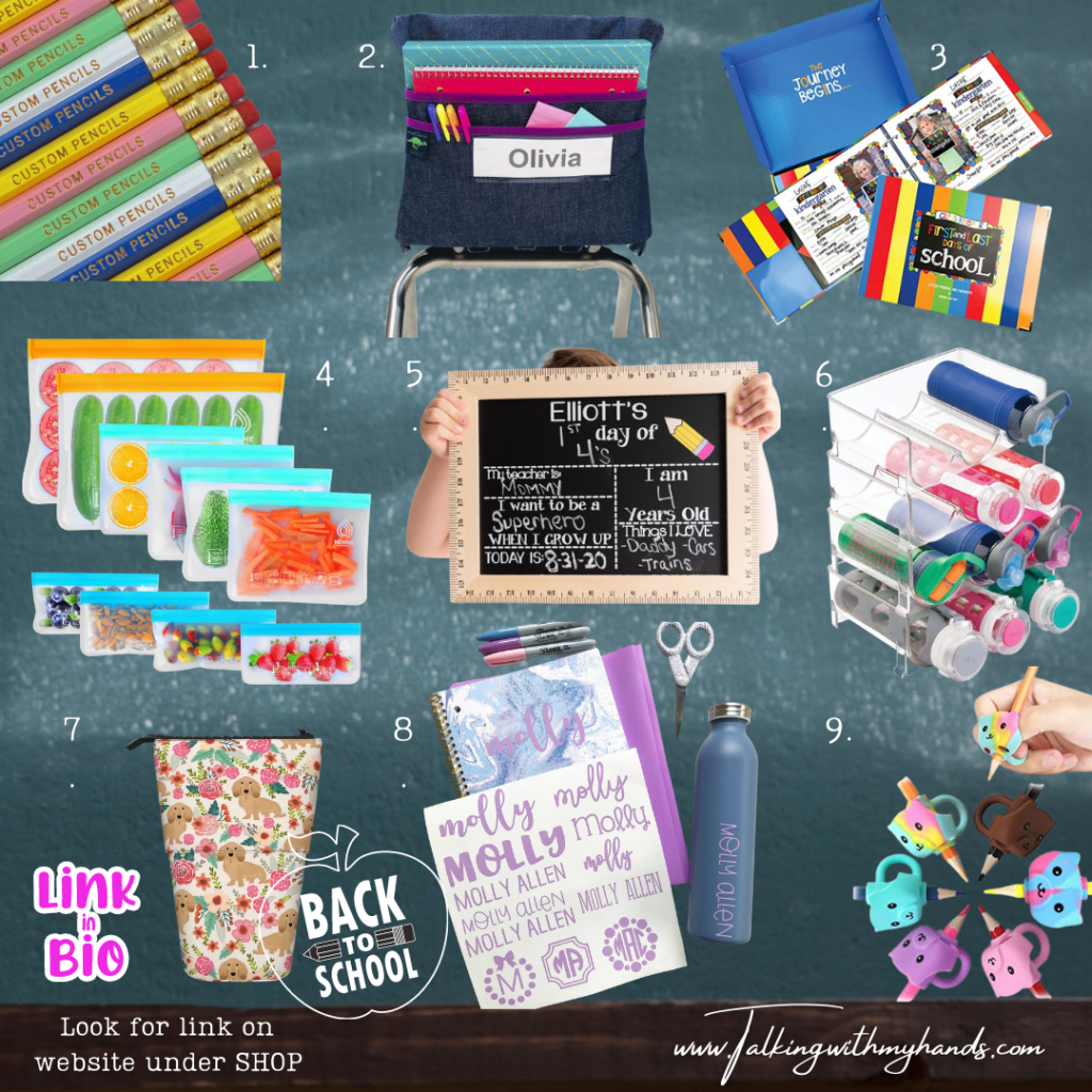 Fun School Supplies 20212022 Talking With My Hands