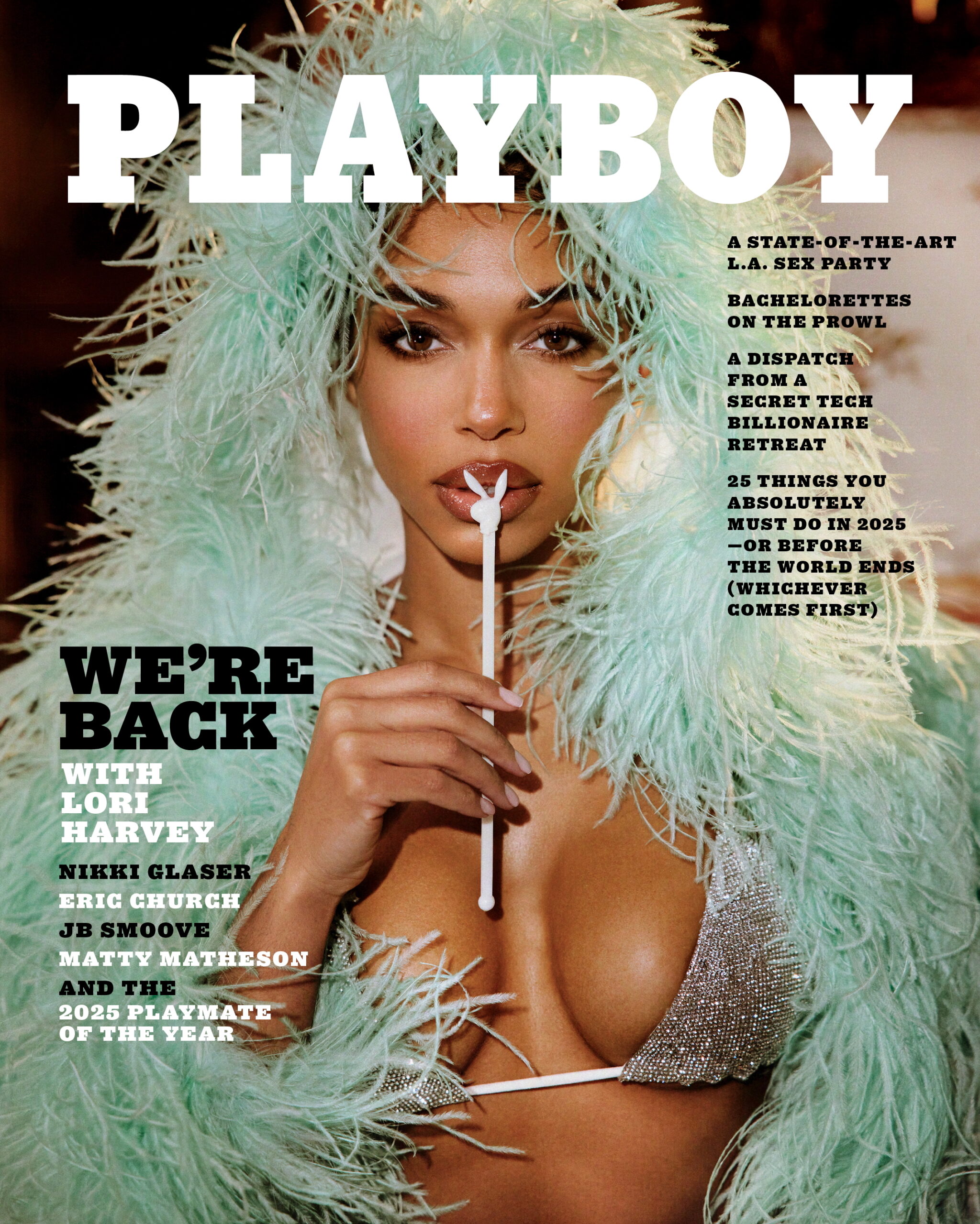 PLAYBOY REVEALS 2025 MAGAZINE COVER WITH LORI HARVEY Talking With Tami