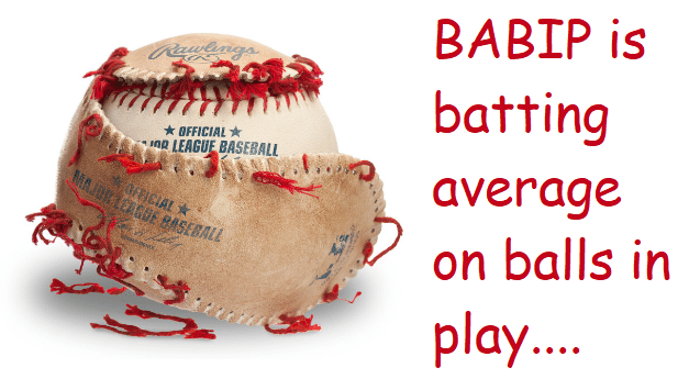 Baseball's BABIP is more than just a number!