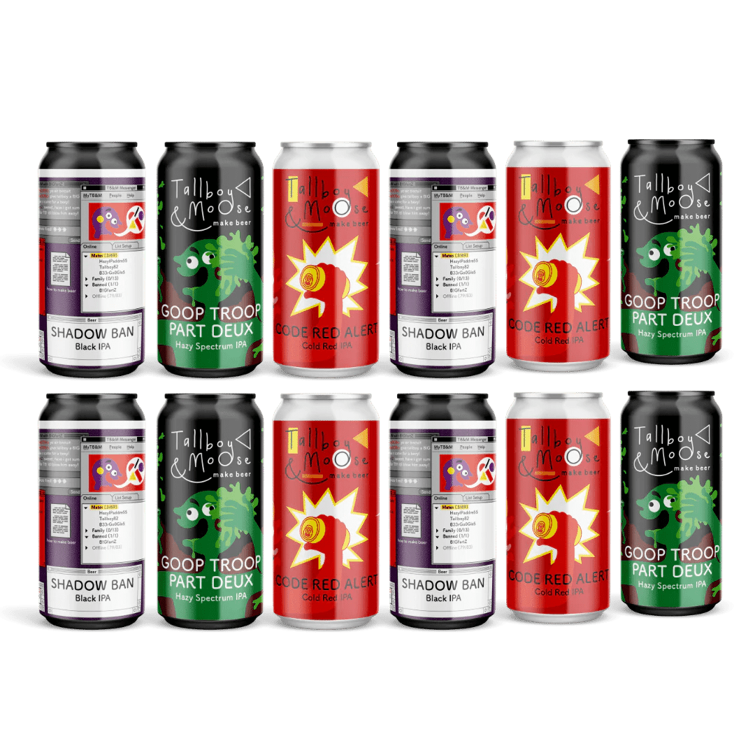 Beers Tallboy & Moose AU