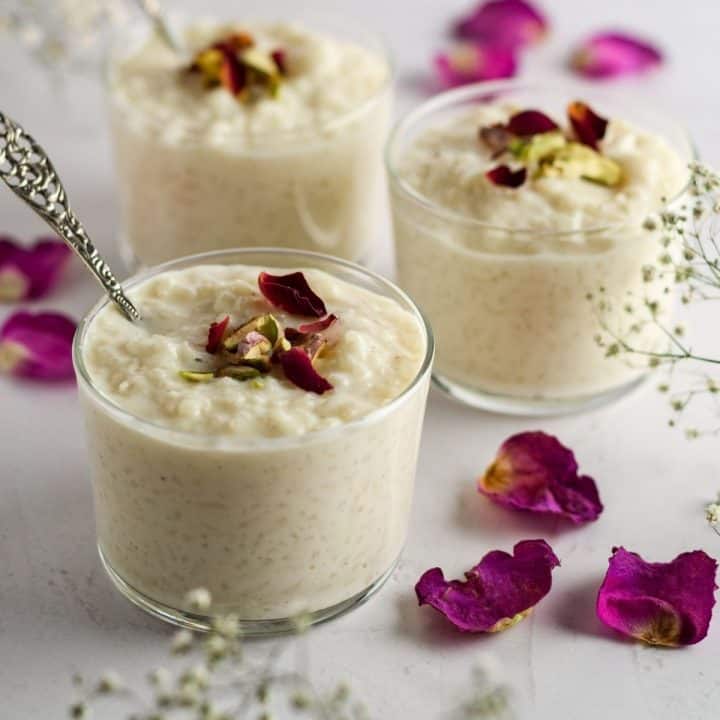 Sweet Rice Kheer with Condensed Milk