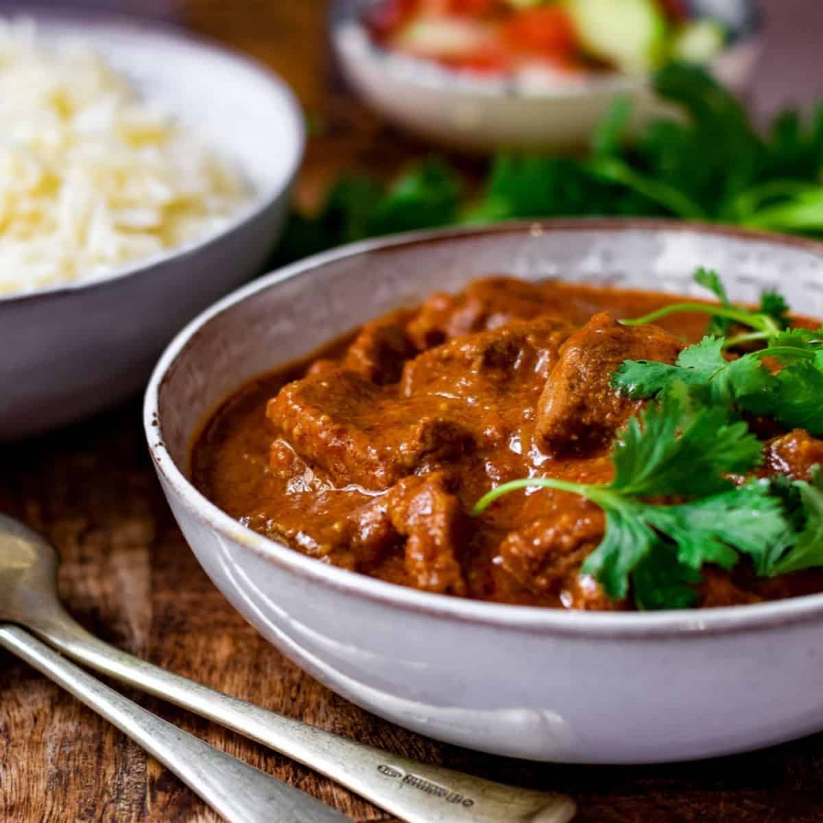 Easy Lamb Rogan Josh Tamarind & Thyme