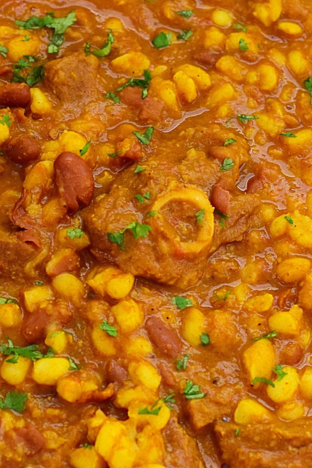 Curried Samp and Beans with Lamb MYTAEMIN