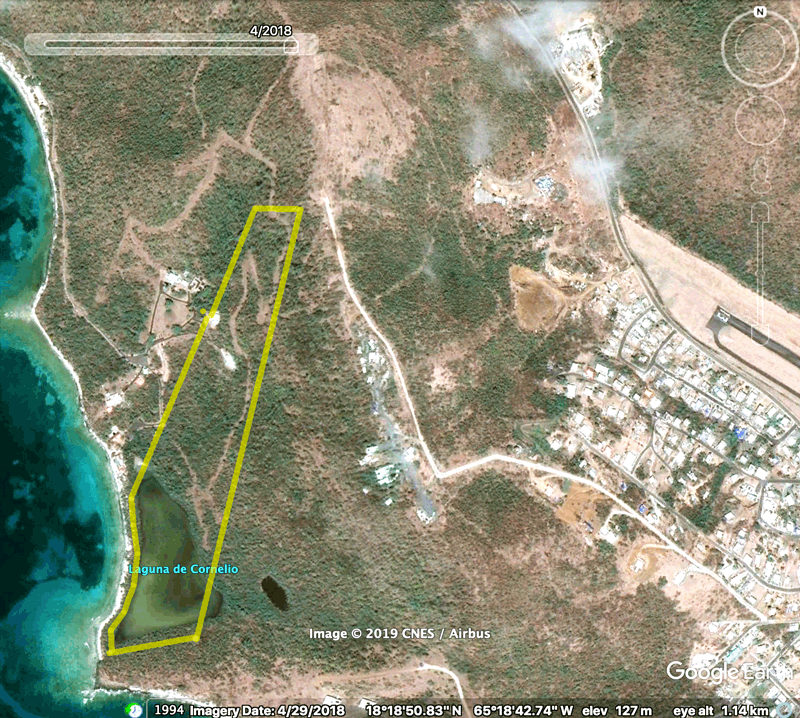 24acre Land for Sale, Secluded, Oceanfront plus Mountain View, Culebra