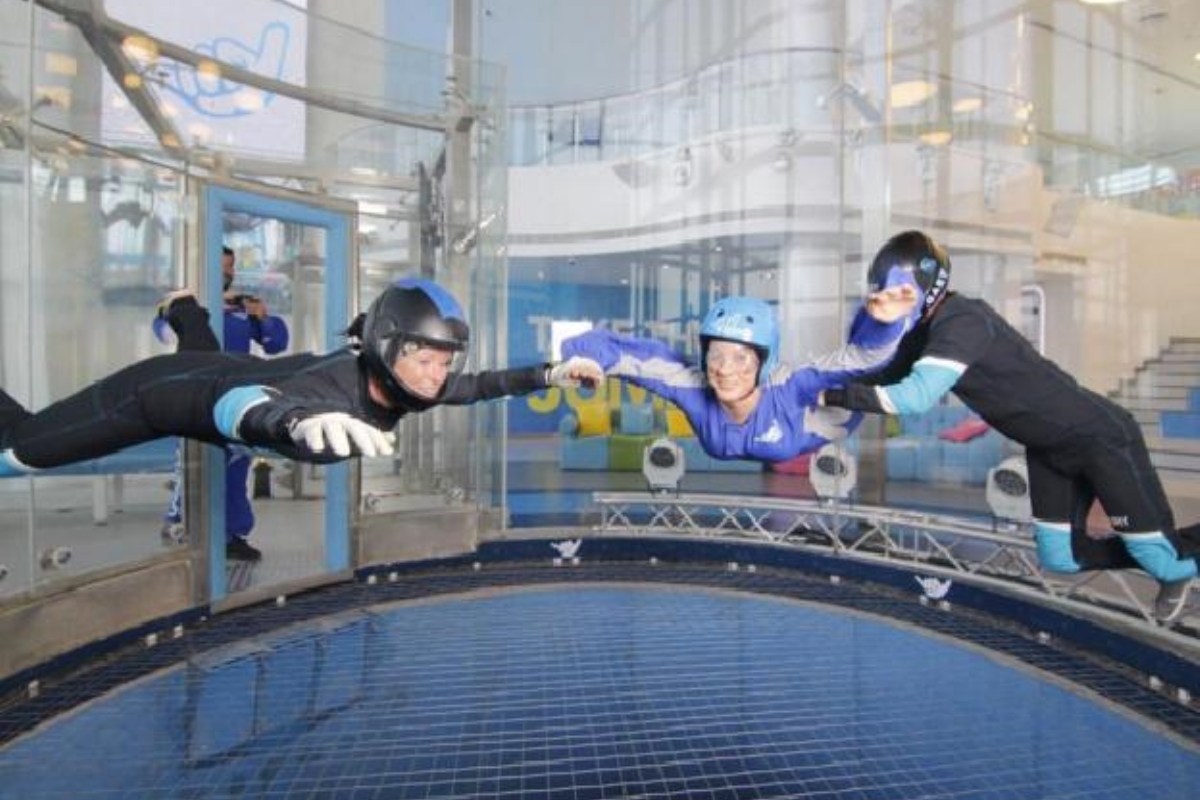 Indoor Skydiving Families and Friends