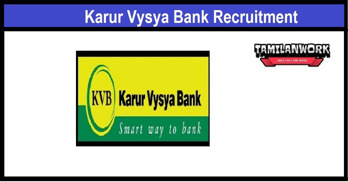 Karur Vysya Bank Recruitment 2024 Apply Branch Manager Posts