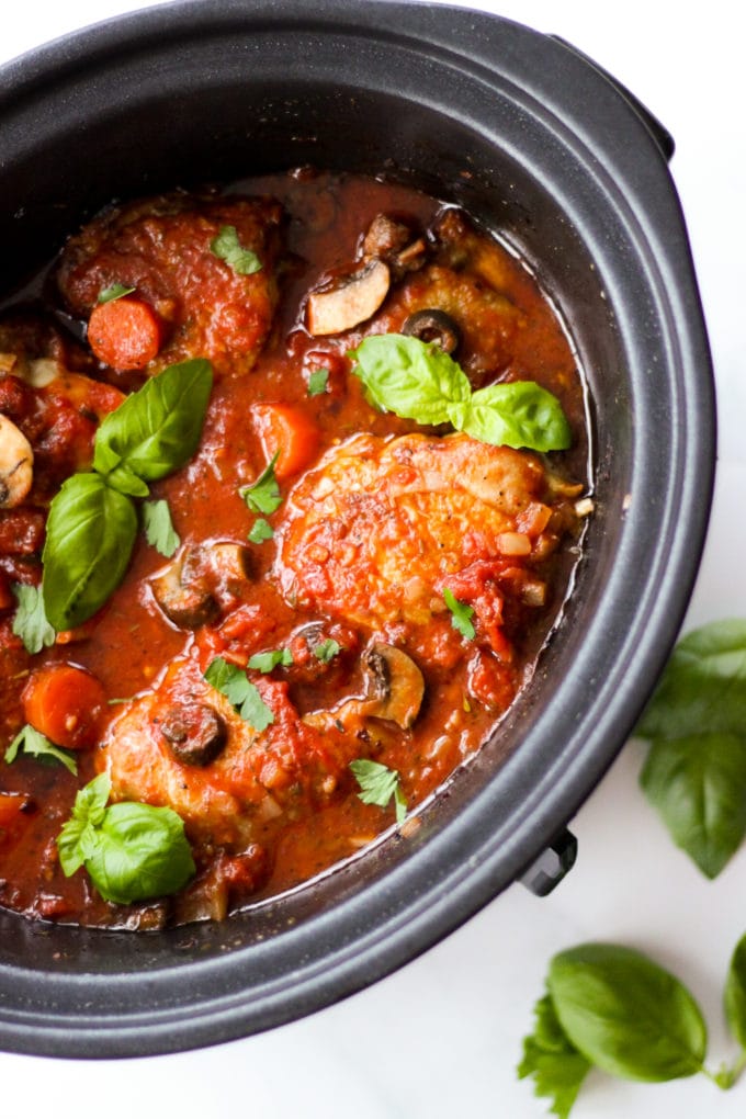 Chicken Cacciatore Recipe Easy Slow Cooker Tomato Chicken Casserole