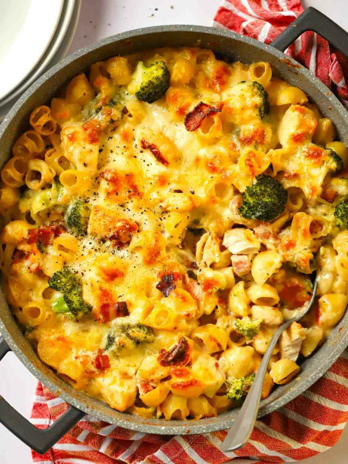 Chicken and Bacon Pasta Bake