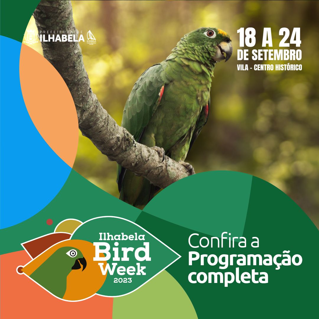 Ilhabela Bird Week 2023 celebra Natureza e Observação de Aves a partir