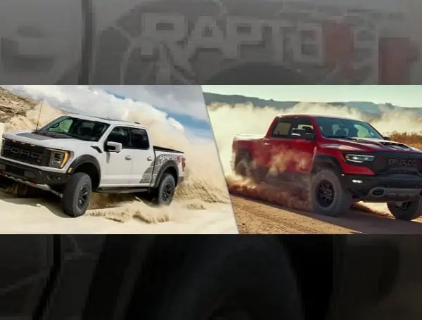 2023 Ford F150 Raptor R Vs. 2022 Ram 1500 TRX