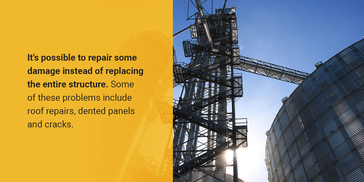 Grain Bin Repair or Replace? TAM Systems