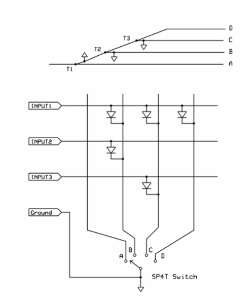 ☑ Diode Matrix Circuit