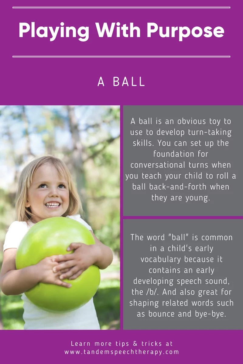 PWP Using a Ball • Tandem Speech Therapy, Austin, TX