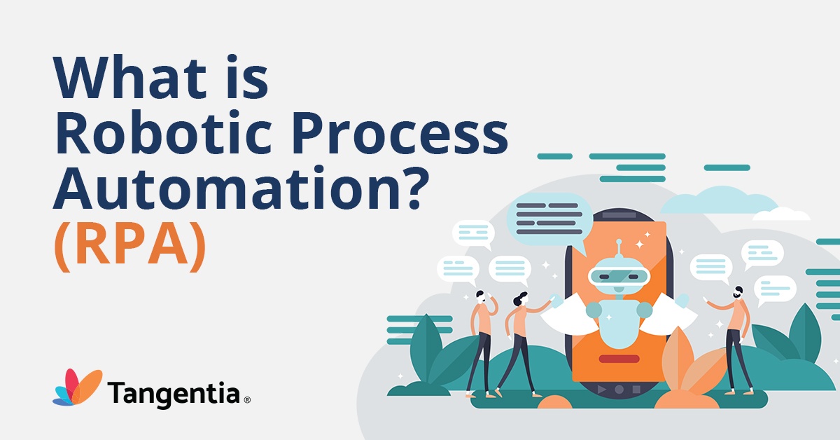 Infographic What is Robotic Process Automation? (RPA) Tangentia