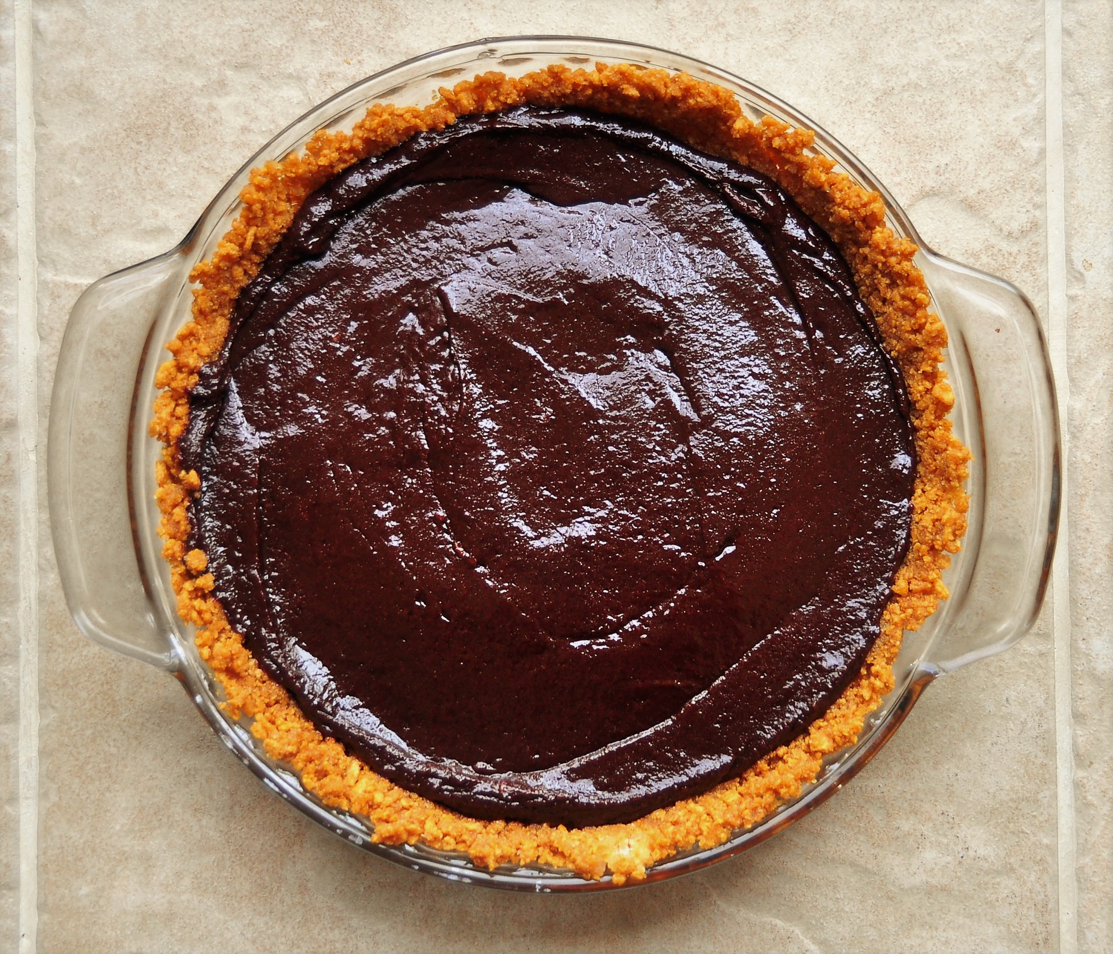 S'mores Brownie Pie with Cereal Crust Tangled Up In Food