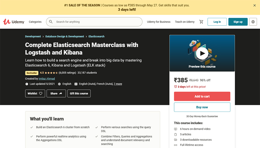 Explore Elasticsearch Courses, Certificates, Training & More