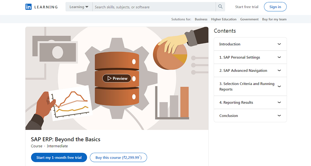 Online Course Sap INFOLEARNERS