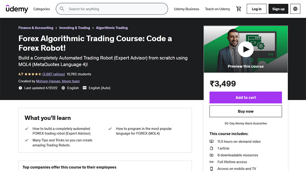 10 Best Algorithmic Trading Courses Online TangoLearn