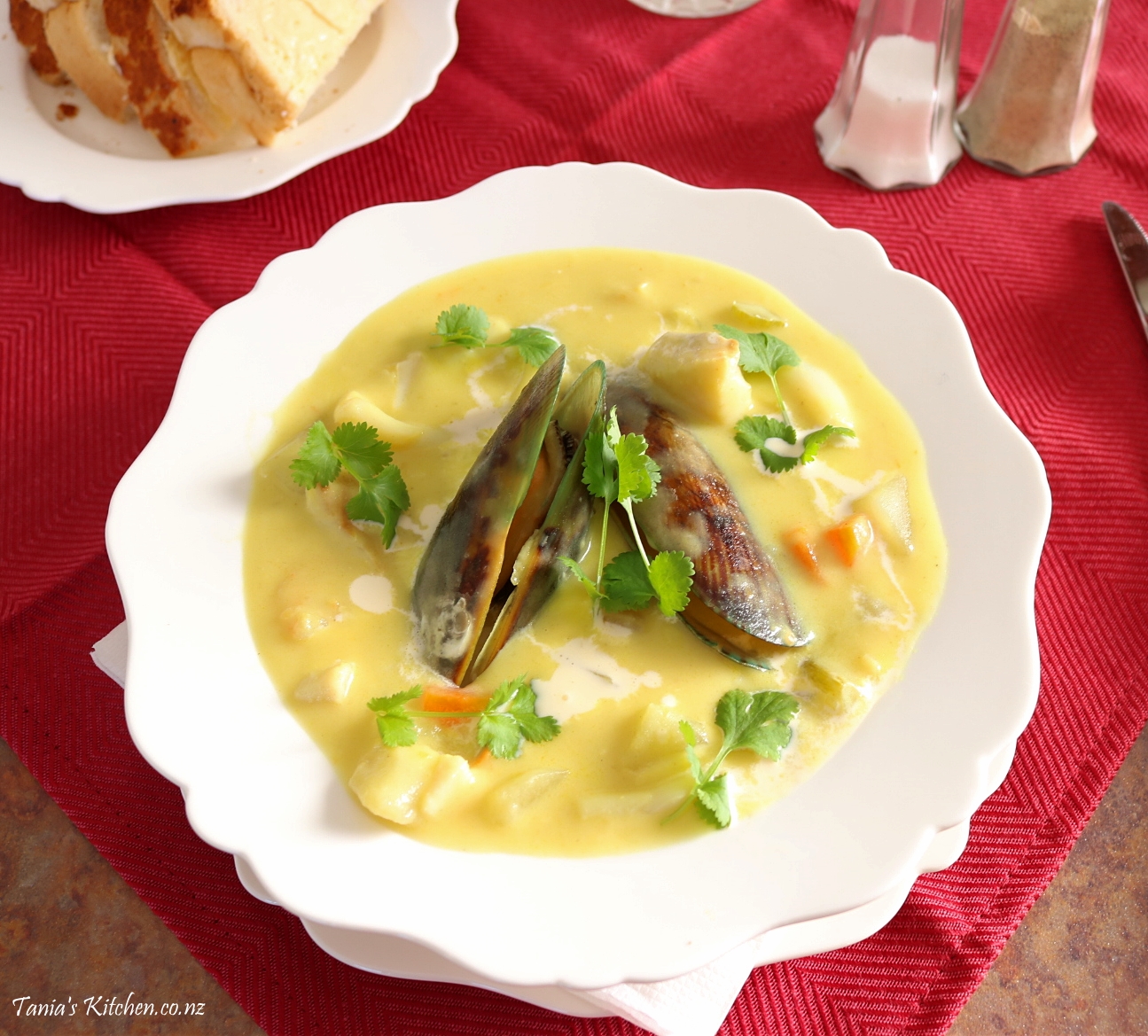 Creamy Seafood Chowder Tania's Kitchen